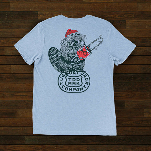 Tee (Unisex) - Chainsaw Beaver