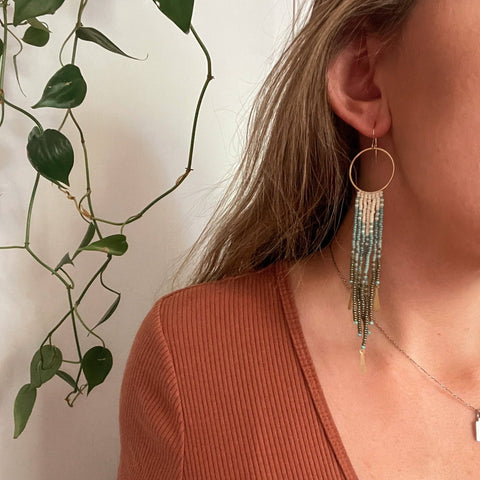 Earrings - Orbit Set In Turquoise