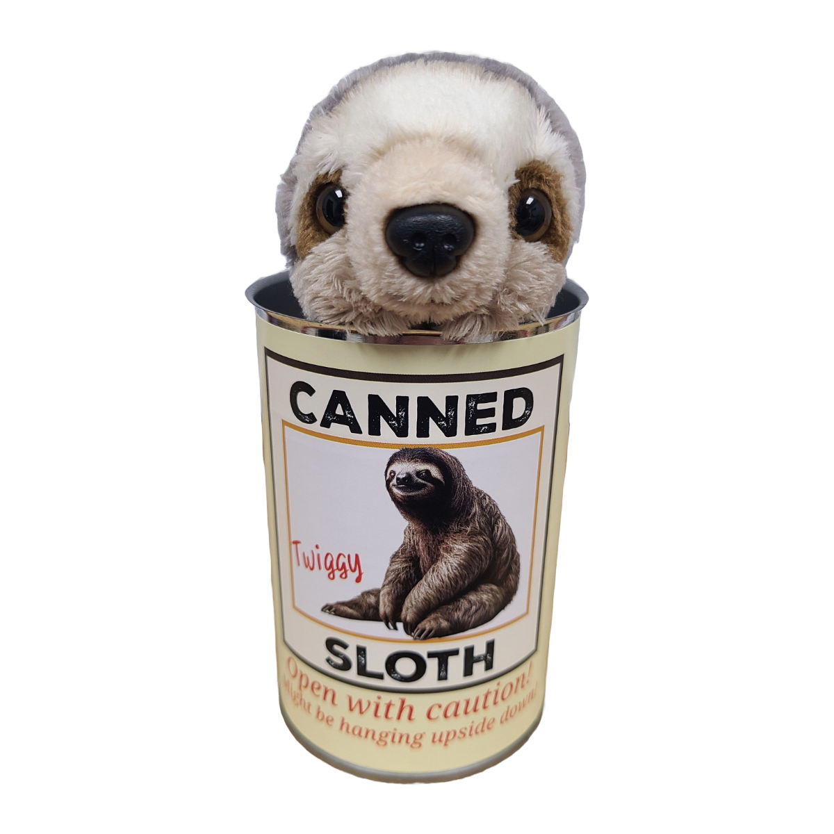 Stuffed Animal - Twiggy the Canned Sloth