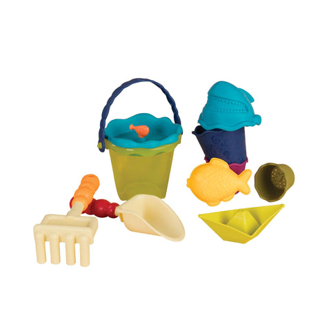 Sand Toys - Travel Beach Wagon Playset by Battat