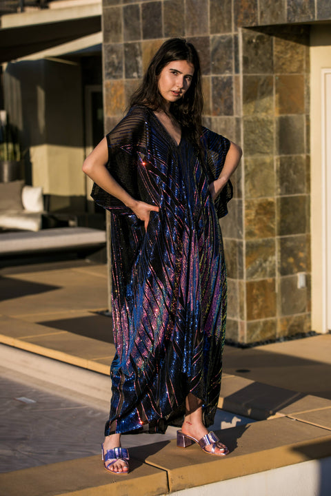 Caftan - Midnight Lotus
