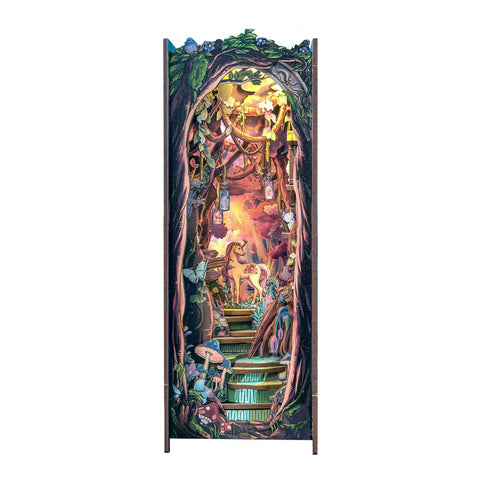 DIY Book Nook Kit - Grace of the Forest with Dust Cover