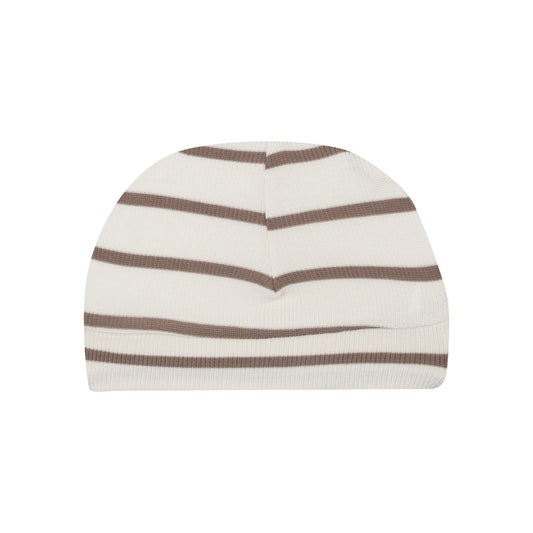 Beanie Hat - Brown Stripe