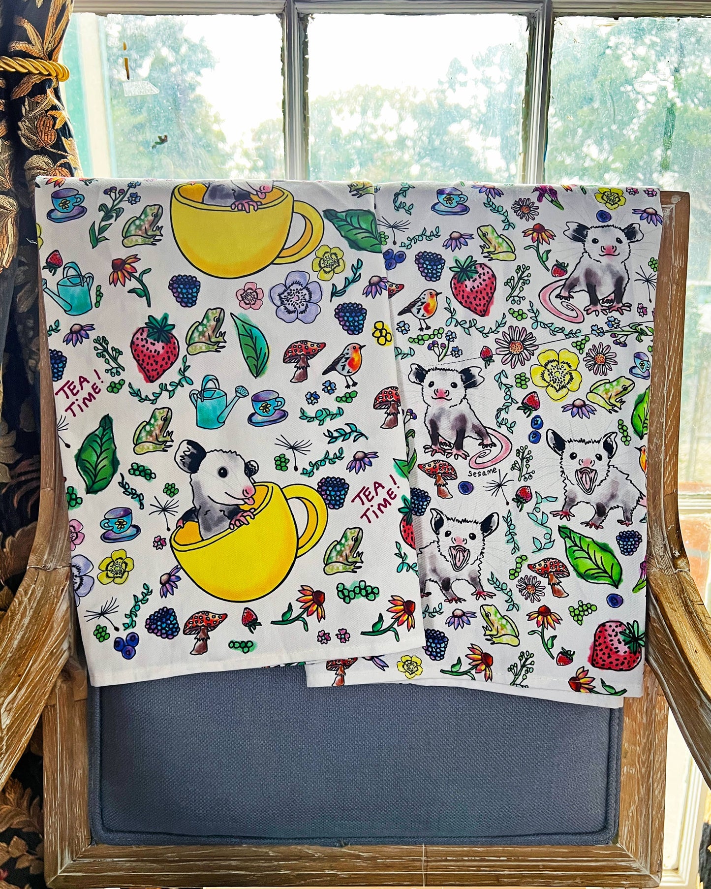 Tea Towel - Opossum Assorted