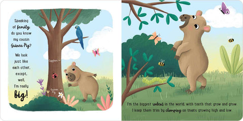 Board Book - I Love Being a Capybara