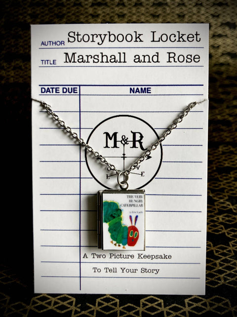 Necklace - Book Locket The Very Hungry Caterpillar: Stainless Steel