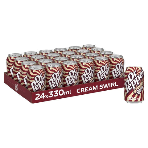 Beverage - Dr. Pepper Cream Swirl 330ml (UK)