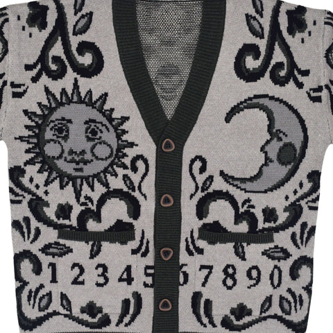 Cardigan - Black Ouija