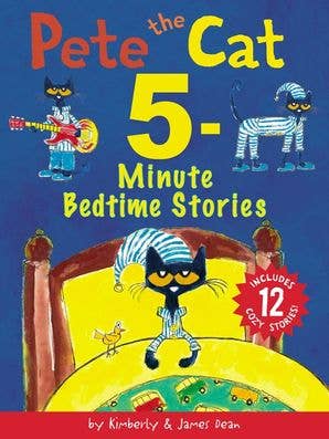 Book (Hardcover) - Pete the Cat: 5-Minute Bedtime Stories
