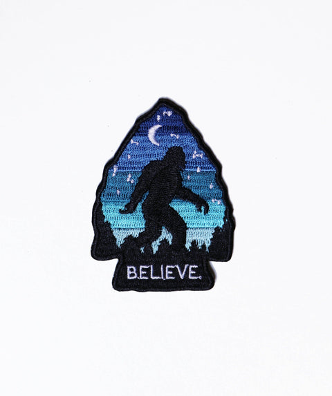Patch - Bigfoot Believe Embroidered