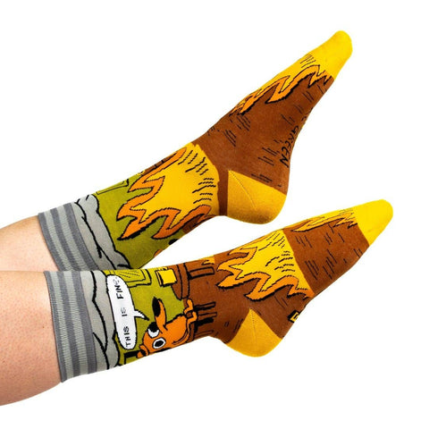 Crew Socks - This is Fine. Also, Not Fine.