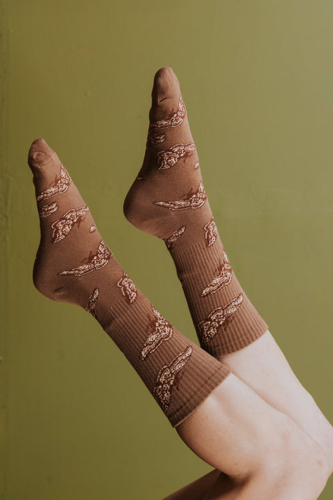 Socks - Giant Peacock Moth