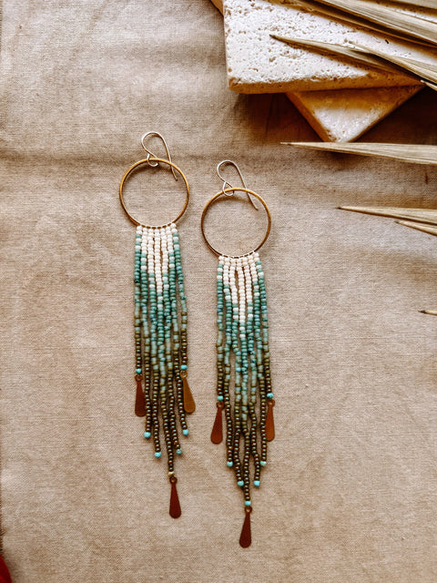 Earrings - Orbit Set In Turquoise