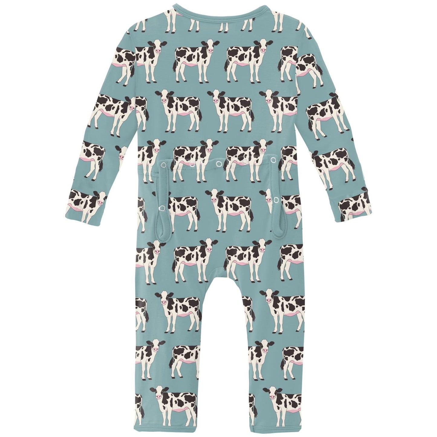 Coverall (2 Way Zipper) - Jade Cows