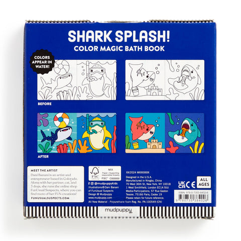 Bath Book - Shark Splash! Color Magic