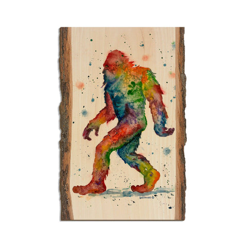Magnet - Live Edge Rainbow Sasquatch