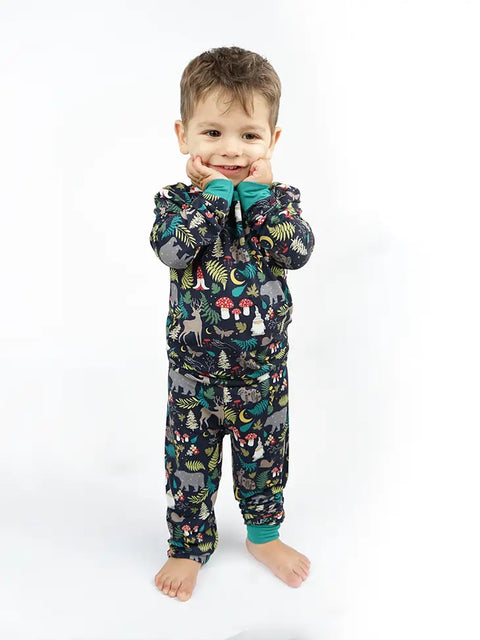 2 Piece Pajamas (Long Sleeve) - Night Forest