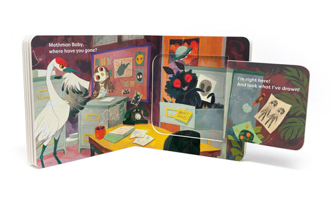 Board Book - Mothman Baby!: A Hazy Dell Flap Book