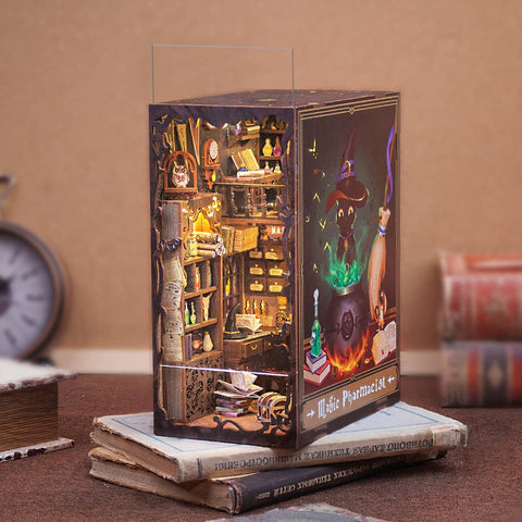 DIY Book Nook Kit - Magic Pharmacist with Dust Cover
