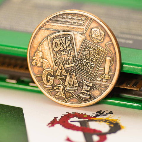 Decision Maker Coin - One More Game/Go to Bed