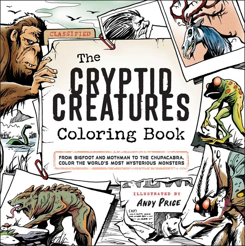 Coloring Book - Cryptid Creatures