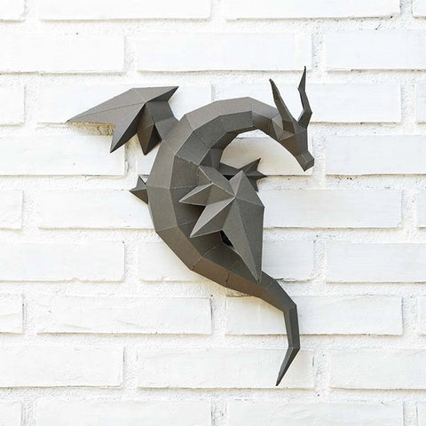 3D Papercraft - Dragon Wall Art