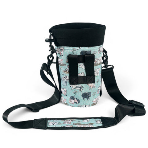 Water Bottle Carrier - Piggy Patch