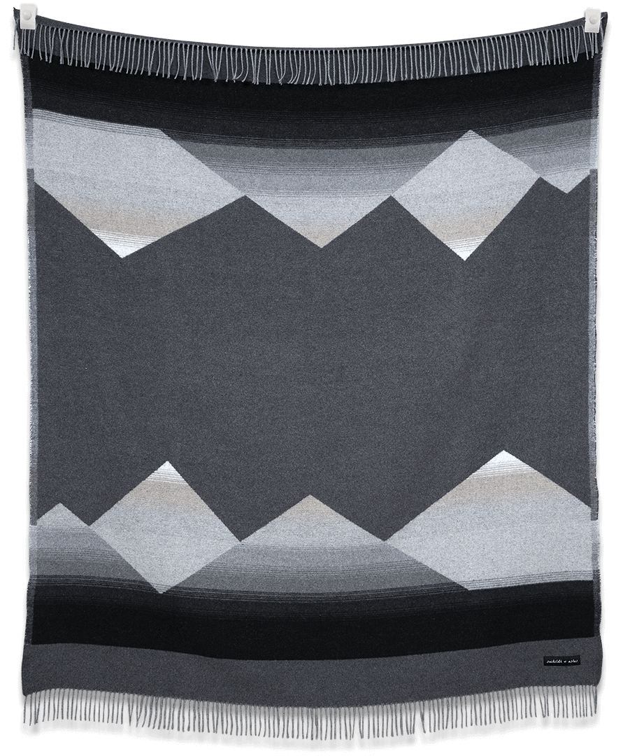 Throw Blanket - Mountain Coal (Recycled Wool)