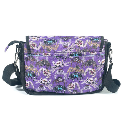 Stride Crossbody Bag - Jumping Spiders
