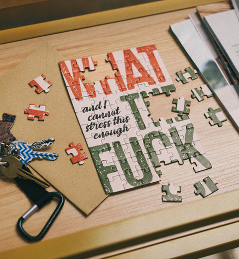 Greeting Card - Cannot Stress Puzzle