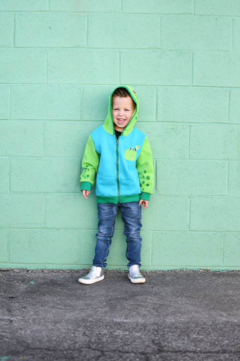 Backpack Hoodie - Sea Turtle