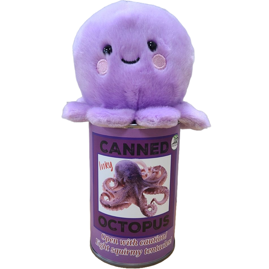 Stuffed Animal - Inky the Canned Octopus