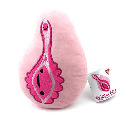 Plush - Vulva+Vagina Zip Pouch: Yay for the Va-Jay-Jay