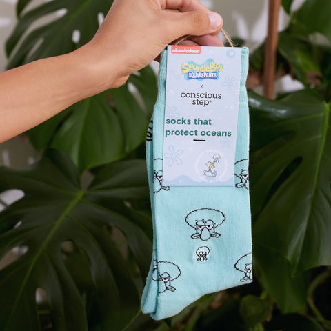 Socks that Protect Oceans - Squidward