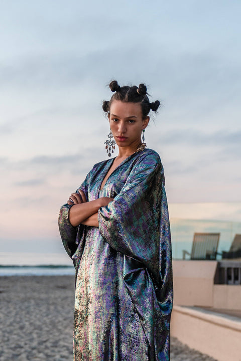 Caftan - Goddess Waist in Opal Mirage