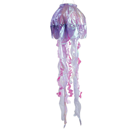 Windsock - 40-inch Purple Iridescent Jellyfish 3D