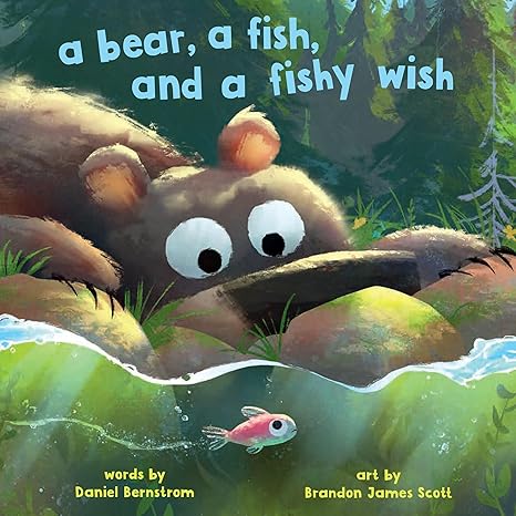 Book (Hardcover) - A Bear, a Fish, and a Fishy Wish