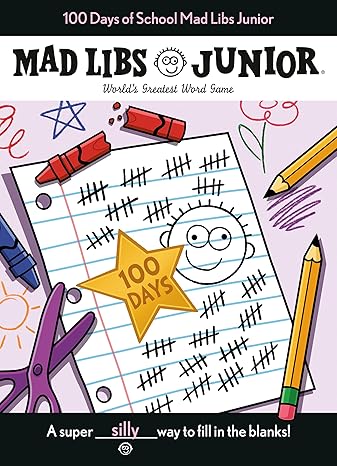 Book (Paperback) - 100 Days of School Mad Libs Junior