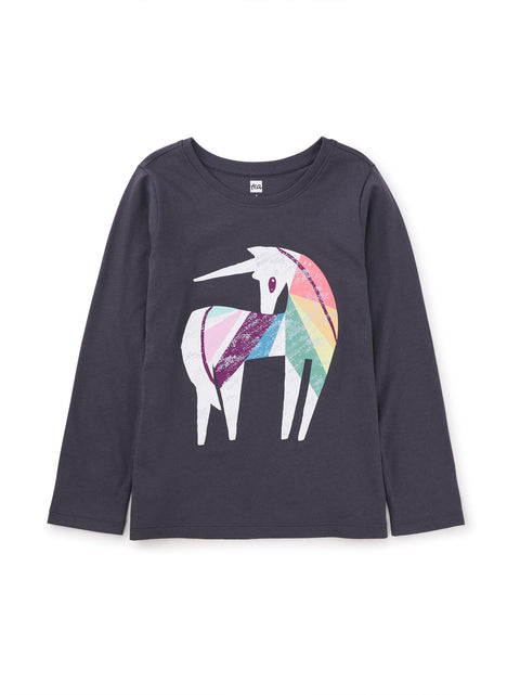 Tee (Long Sleeve) - Rainbow Unicorn