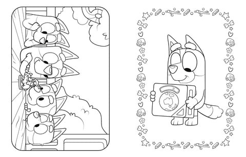 Coloring Book - Bluey: Fun and Games