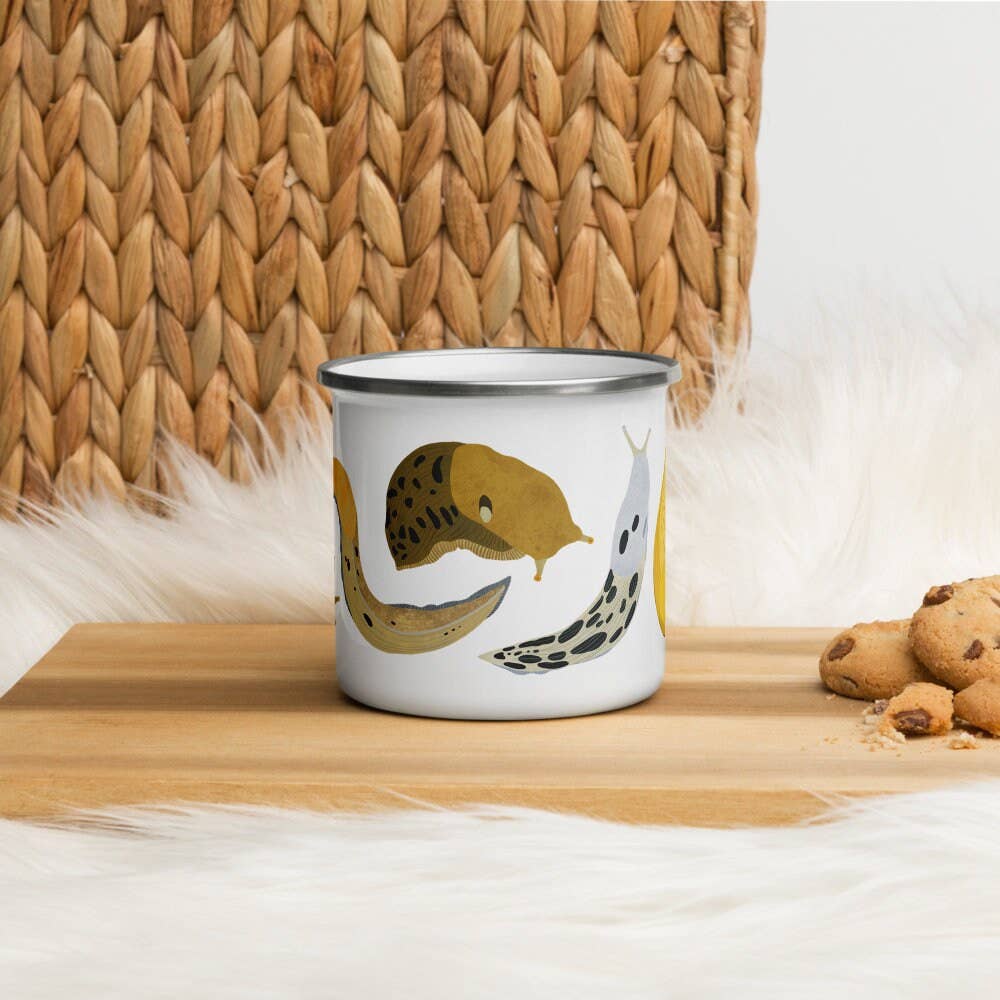 Camping Mug (Metal) - Banana Slug 12 oz