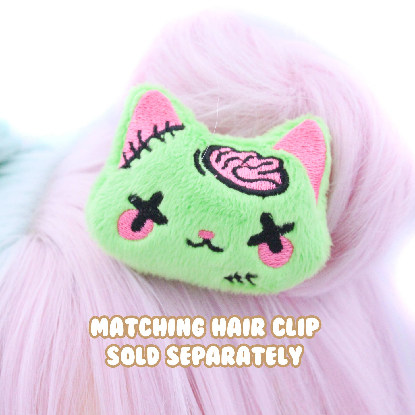 Earrings - Kawaii Zombie Cat