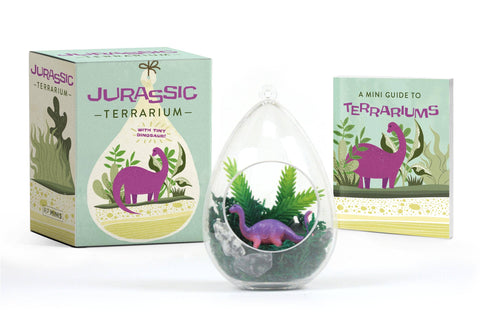 Terrarium - Jurassic with Tiny Dinosaur