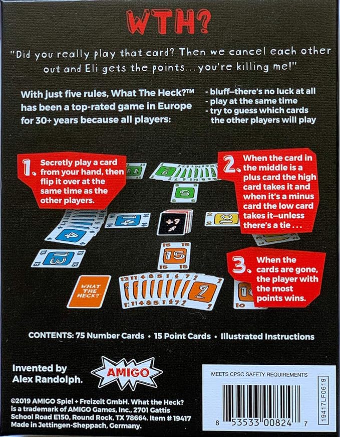 Card Game - What The Heck?