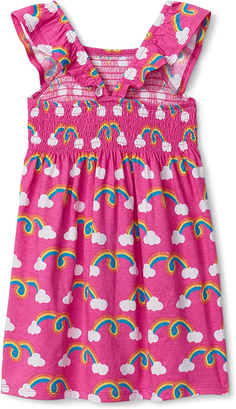 Smocked Dress - Rainbow Arch