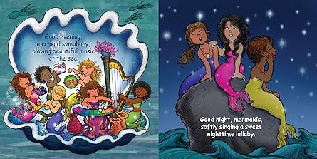 Book (Board) - Good Night Mermaids