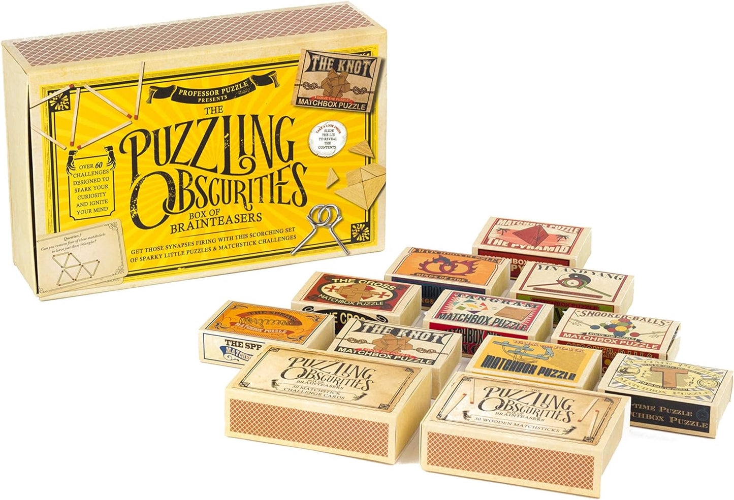 Game - Puzzling Obscurities: Box of Matchbox Brain Teasers