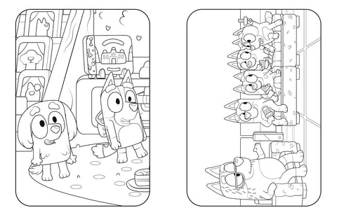 Coloring Book - Bluey: Fun and Games