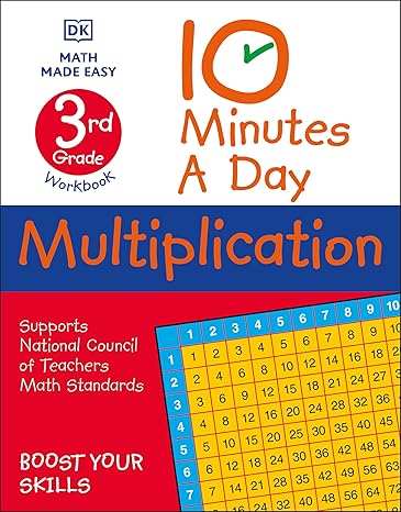 Book (Paperback) - 10 Minutes a Day: Multiplication (3rd Grade)