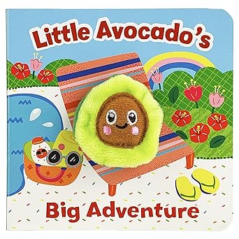 Book (Board) - Little Avocado's Big Adventure Finger Puppet